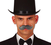 Grå Engelsk Mustasch