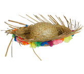 Stråhatt Med Blommor