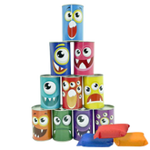 Klassiskt Tivolispel Kasta Ner Burkar