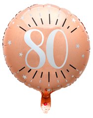 Folieballong Roséguld Sparkling 80