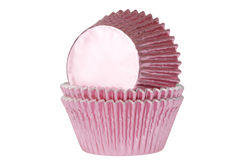 Minimuffinsformar Folie Ljusrosa