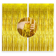2st Backdrop Glitterdraperi Guld