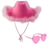 Cowgirl Hatt och Glasögon