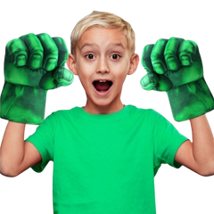 Gröna Stora Handskar Barn Maskerad