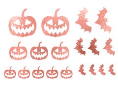 Ansiktstatueringar Halloween Roséguld