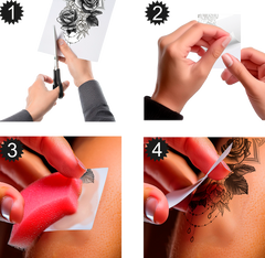 Tatuering Rosor