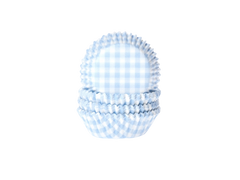 Minimuffinsformar Gingham Baby Blå