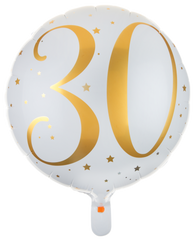Folieballong Guld Siffra 30