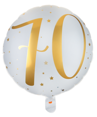 Folieballong Guld Siffra 70