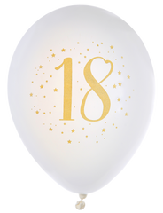 Ballonger Guld Siffra 18