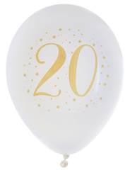 Ballonger Guld Siffra 20