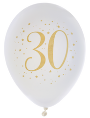 Ballonger Guld Siffra 30