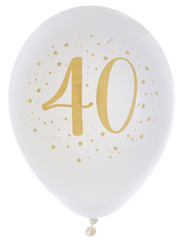 Ballonger Guld Siffra 40