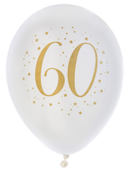Ballonger Guld Siffra 60