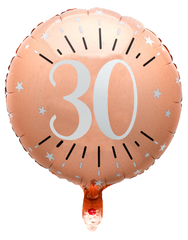 Folieballong Roséguld Sparkling 30