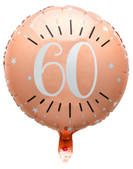 Folieballong Roséguld Sparkling 60