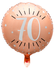 Folieballong Roséguld Sparkling 70