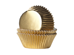 Muffinsformar Folie Guld