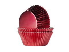 Muffinsformar Folie Röd