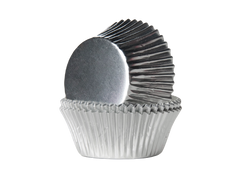 Muffinsformar Folie Silver