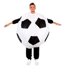 Uppblåsbart Fotboll Maskeraddräkt